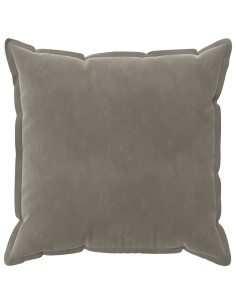 Federa 2 pcs HOUTEN Grigio Chiaro 80 x 80 cm Velluto 2