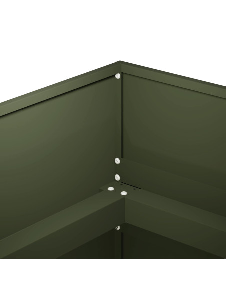 Vaso da giardino Verde Oliva 360 x 40 x 60 cm