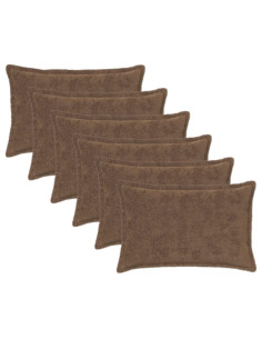 Federa 6 pz HOUTEN Marrone Chiaro 50 x 75 cm
