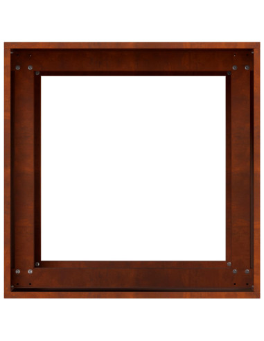 Vaso da giardino Ruggine 40 x 40 x 60 cm Acciaio Corten