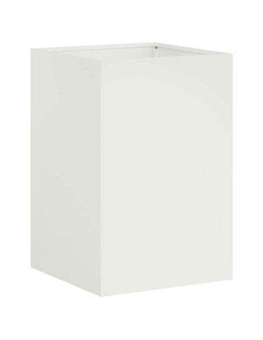 Vaso da giardino Bianco 40 x 40 x 60 cm