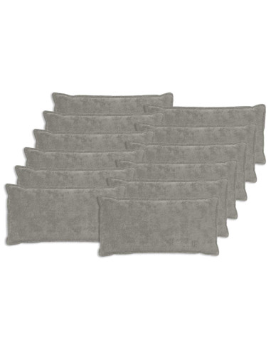 Federa 12 pz HOUTEN Grigio Chiaro 40 x 80 cm