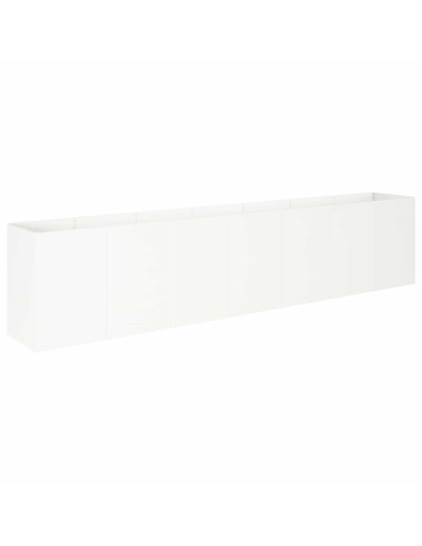 Vaso da giardino Bianco 280 x 40 x 60 cm