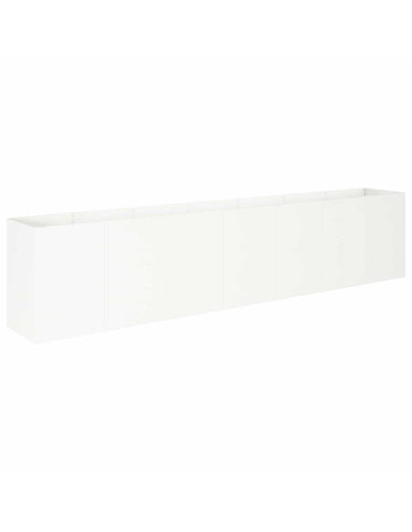 Vaso da giardino Bianco 280 x 40 x 60 cm