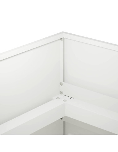 Vaso da giardino Bianco 280 x 40 x 60 cm