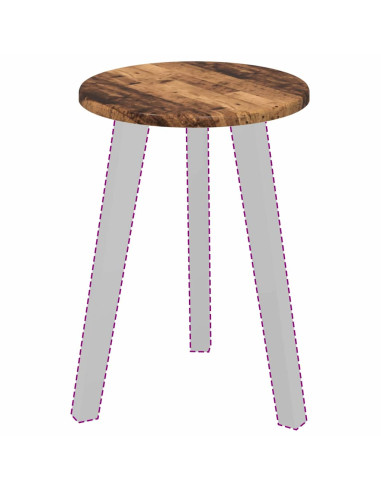 Piano del tavolo Ø 30 x 1,5 cm Rotondo Legno ingegnerizzato