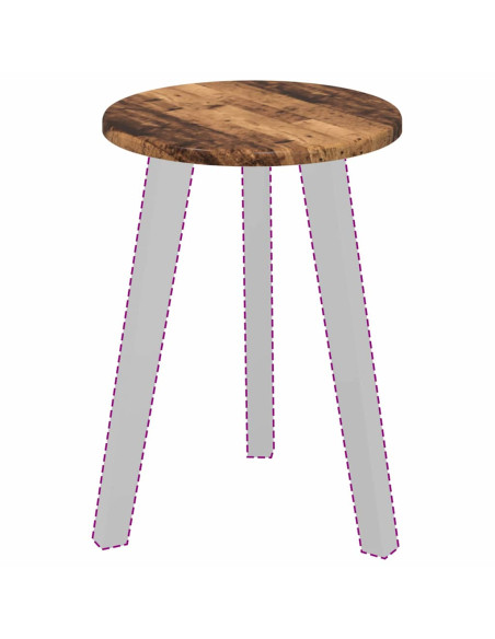 Piano del tavolo Ø 30 x 1,5 cm Rotondo Legno ingegnerizzato