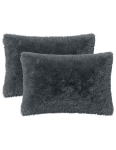 Federa 2 pcs HEERLEN Antracite 50 x 80 cm Fleece PV 2