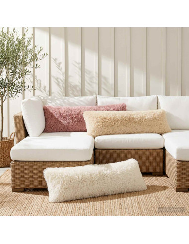 Federa 2 pcs HEERLEN Bianco 40 x 145 cm Fleece PV