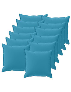 Federa 12 pz HOUTEN Azzurro 40 x 40 cm Poliestere