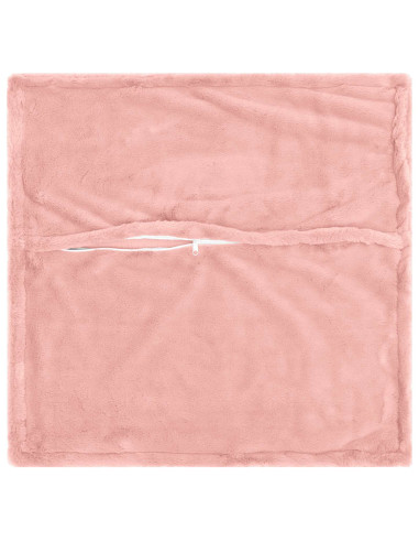 Federa 6 pz HOUTEN Rosa 35 x 35 cm Pelliccia di Coniglio Finta