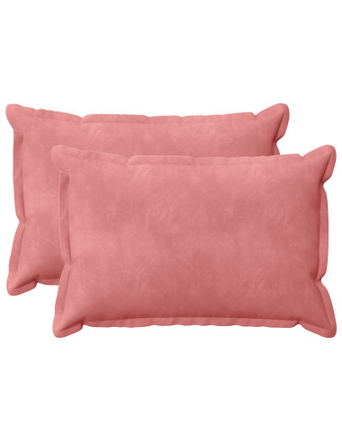 Federa 2 pcs HOUTEN Rosa 50 x 70 cm Velluto