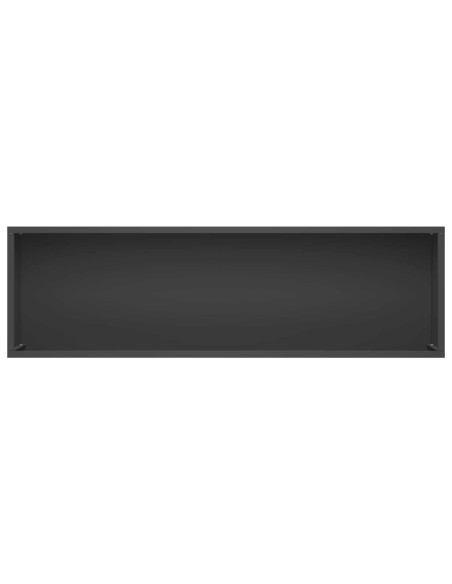 Vaso da giardino Nero 100 x 20 x 49 cm