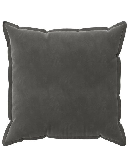 Federa 6 pcs HOUTEN Grigio Scuro 80 x 80 cm Velluto