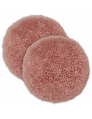Federa 2 pcs HEERLEN Rosa Ø 30 cm Fleece PV