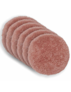 Federa 6 pcs HEERLEN Rosa Ø 30 cm Fleece PV 2