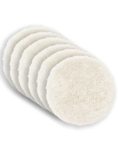 Federa 6 pcs HEERLEN Bianco Ø 30 cm Fleece PV 2