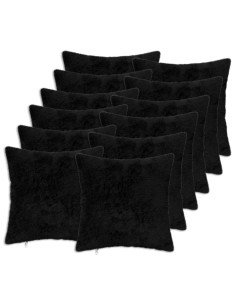 Federa 12 pz HEERLEN Nero 45 x 45 cm