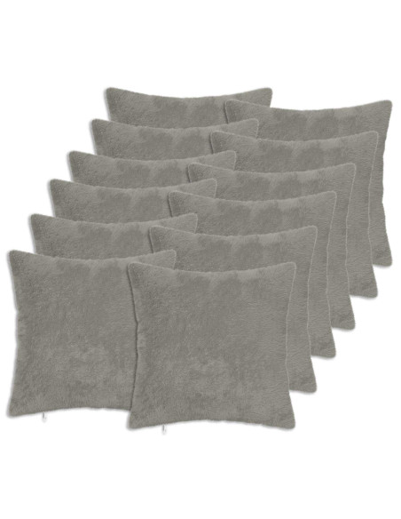 Federa 12 pz HEERLEN Grigio Chiaro 45 x 45 cm