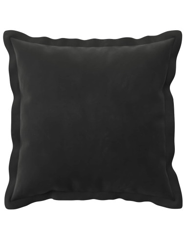 Federa 6 pcs HOUTEN Nero 35 x 35 cm Velluto
