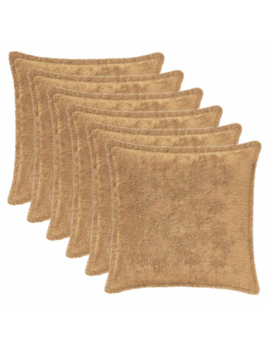 Federa 6 pz HOUTEN Tortora 35 x 35 cm