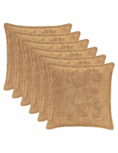 Federa 6 pz HOUTEN Tortora 35 x 35 cm