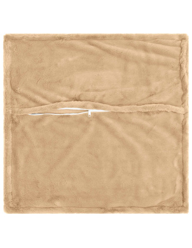 Federa 2 pz HOUTEN Crema 35 x 35 cm Pelliccia di Coniglio Finta