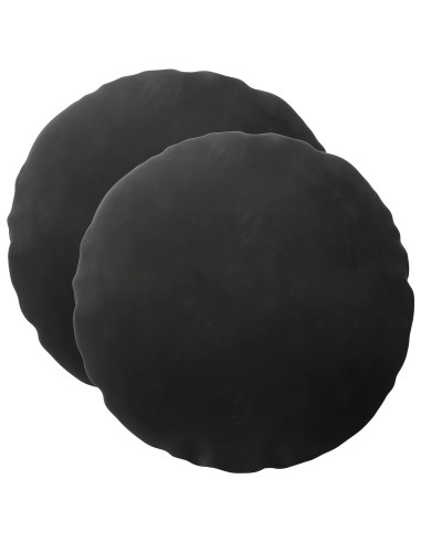 Federa 2 pcs HEERLEN Nero Ø 40 cm Velluto