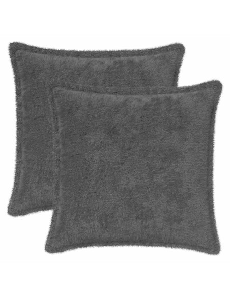 Federa 2 pz HOUTEN Grigio Scuro 50 x 50 cm