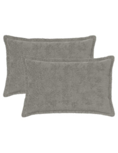 Federa 2 pz HOUTEN Grigio Chiaro 50 x 70 cm