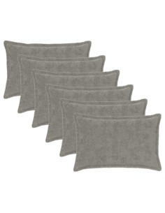 Federa 6 pz HOUTEN Grigio Chiaro 50 x 70 cm