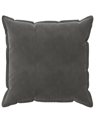 Federa 2 pcs HOUTEN Grigio Scuro 70 x 70 cm Velluto