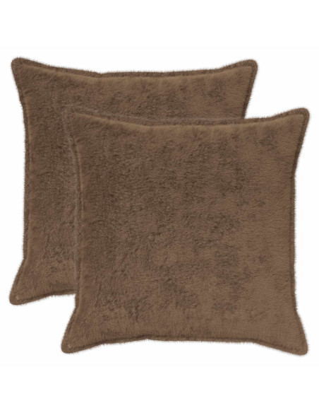 Federa 2 pz HOUTEN Marrone Chiaro 70 x 70 cm