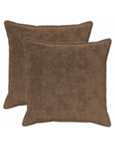 Federa 2 pz HOUTEN Marrone Chiaro 80 x 80 cm