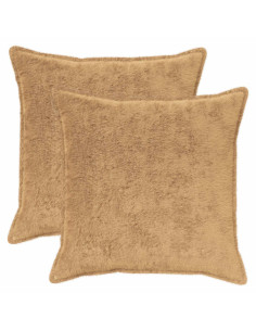 Federa 2 pz HOUTEN Tortora 55 x 55 cm