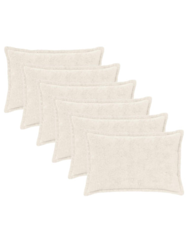 Federa 6 pz HOUTEN Bianco 50 x 70 cm