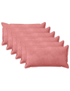 Federa 6 pcs HOUTEN Rosa 40 x 70 cm Velluto