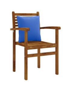 Cuscino per Schiena a 1 Pezzo PUTTEN 100% Poliestere Blu Reale 2