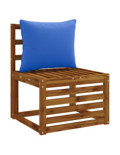 Cuscino per Schiena a 1 Pezzo PUTTEN 100% Poliestere Blu Reale 2