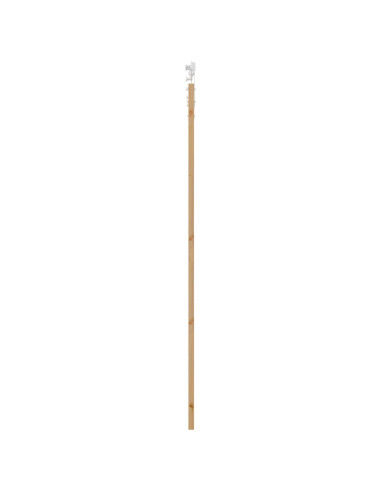 Porta scorrevole ORKDAL Naturale e Bianco 83 x 232 cm
