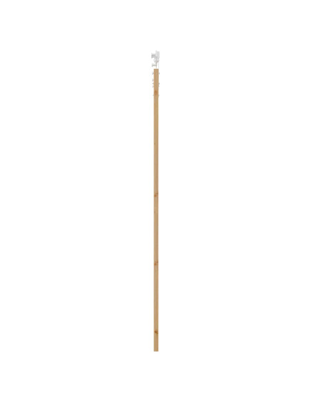 Porta scorrevole ORKDAL Naturale e Bianco 83 x 232 cm
