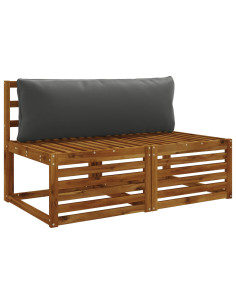 Cuscino per Schiena a 1 Pezzo PUTTEN 100% Poliestere Antracite 2