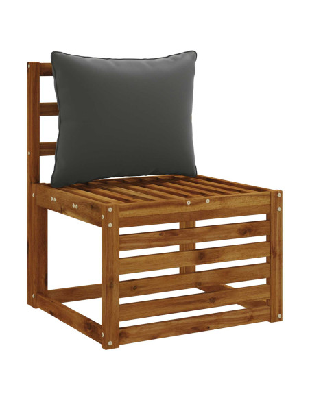 Cuscino per Schiena a 1 Pezzo PUTTEN 100% Poliestere Antracite