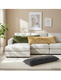 Federa HEERLEN Grigio Chiaro 40 x 145 cm Fleece PV