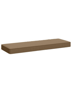 Cuscino per Panchina a 1 Pezzo VUGHT 100% Poliestere Tortora