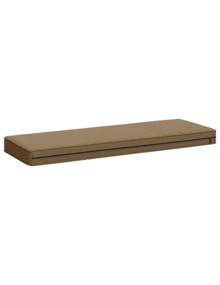 Cuscino per Panchina a 1 Pezzo VUGHT 100% Poliestere Tortora