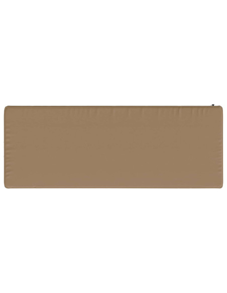 Cuscino per Panchina a 1 Pezzo VUGHT 100% Poliestere Tortora