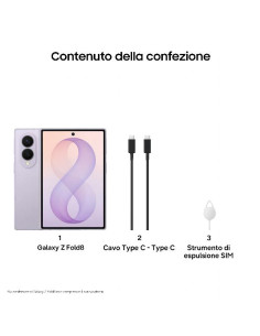 GALAXY FOLD8 12+512GB LILLA