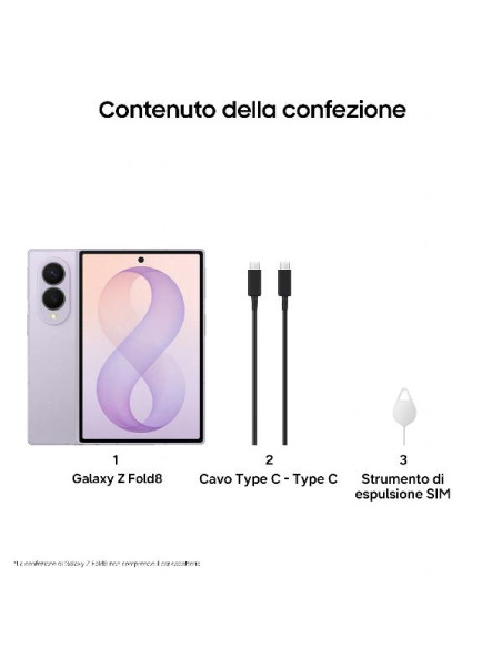 GALAXY FOLD8 12+512GB LILLA