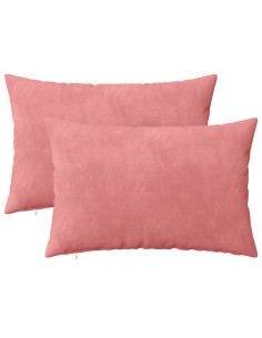 Federa 2 pcs HEERLEN Rosa 50 x 70 cm Velluto